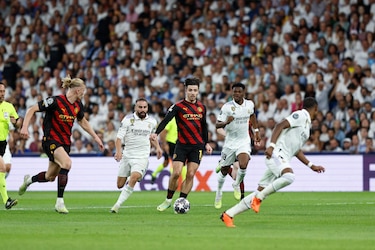 Real Madrid y Manchester City empatan 1-1; el pase a la final se decidirá en casa del club inglés