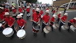Desfile cívico para conmemorar los 497 años de fundación de la ciudad de Panamá