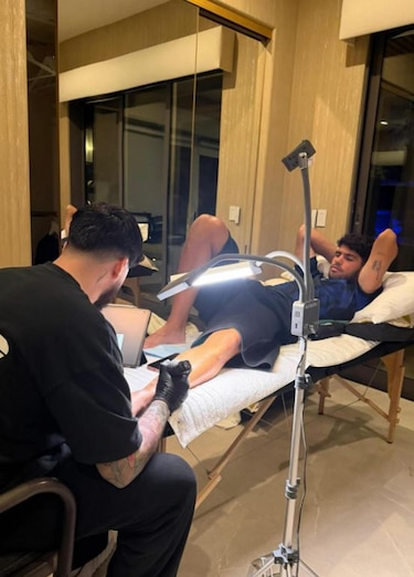 Carlos Alcaraz se tatuó un canguro en honor al título de Australia