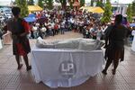 EN IMÁGENES: Feligreses de La Chorrera asisten al Viacrucis de la Pasión de Cristo