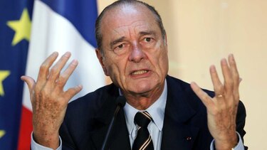 Hospitalizan al expresidente francés Jacques Chirac