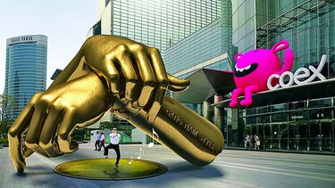 ESTATUA EN HONOR AL ‘BAILE DEL JINETE’ DE ‘GANGNAM STYLE’