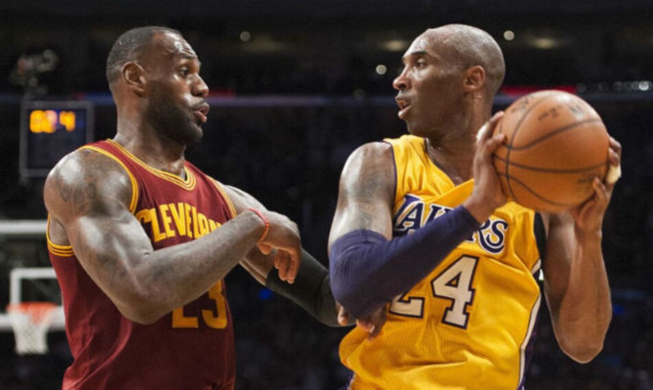 Kobe y LeBron, el último duelo de los dos astros de la NBA