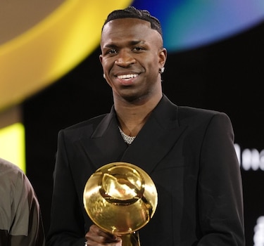Vinicius y Aitana Bonmatí, los mejores de 2024 en los Globe Soccer Awards