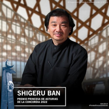 El arquitecto del papel, Shigeru Ban, Premio Princesa de la Concordia 2022