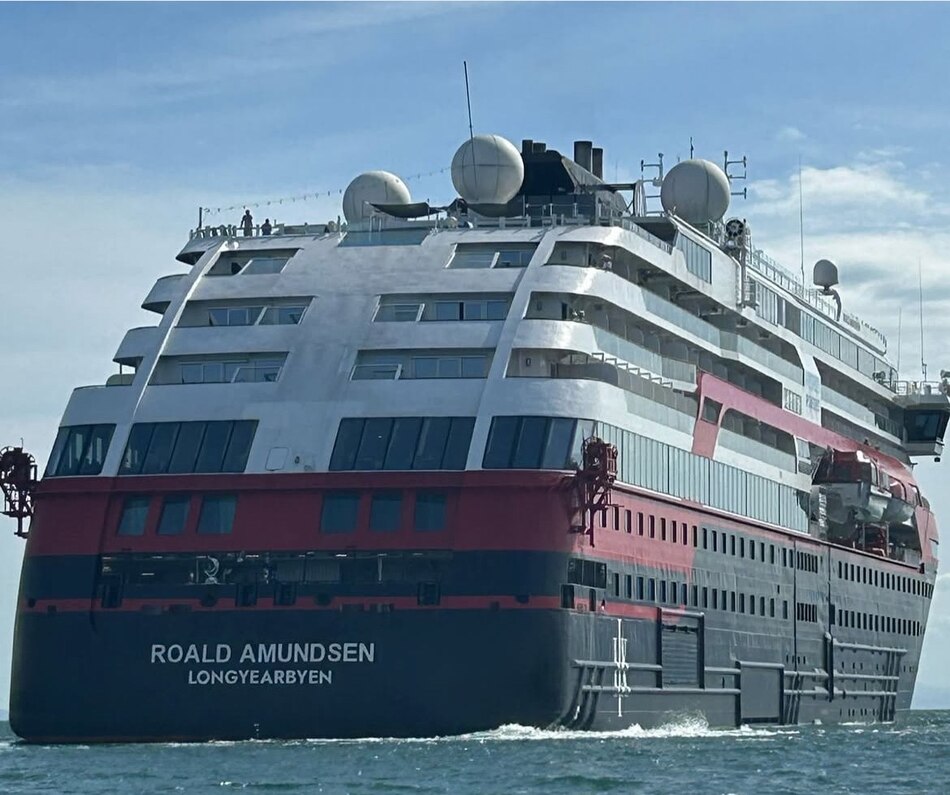 Crucero noruego Roald Amundsen llega a la provincia de Veraguas