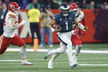 Eagles acaban con el sueño del tricampeonato de los Chiefs de Mahomes