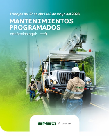 ENSA informa los mantenimientos programados del 27 de abril al 03 de mayo de 2026