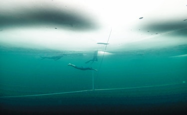 La apnea bajo hielo, disciplina en auge