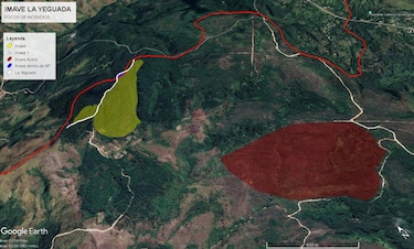 Usan 11 mil galones de agua para combatir incendio en La Yeguada