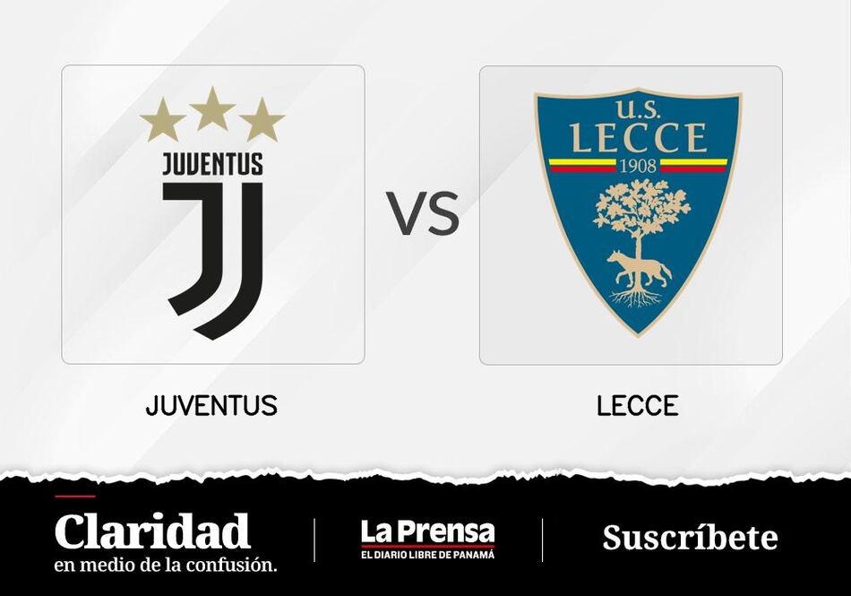 Lecce frente a Juventus