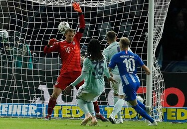 Hertha Berlín vence 2-0 al Bayern y le da caza al frente de la Bundesliga