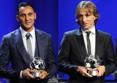 Modric es elegido mejor jugador de la UEFA; Navas lo gana en la portería