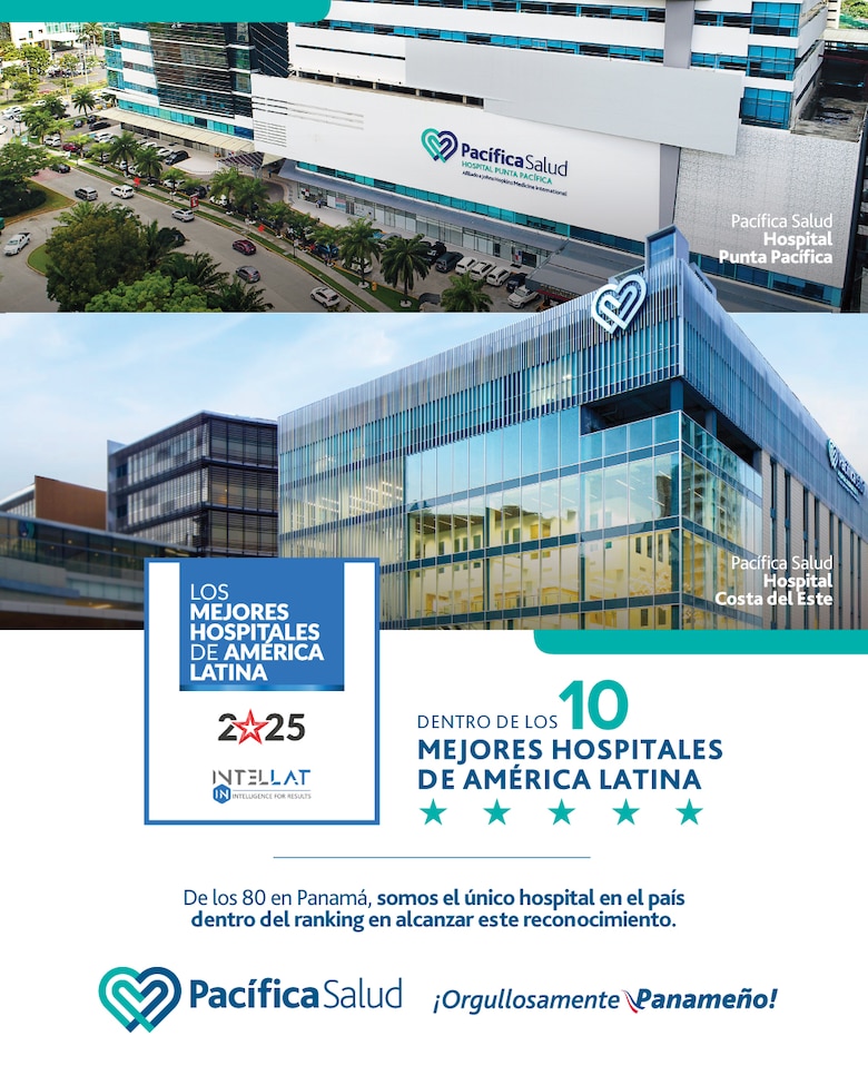 Pacífica Salud destaca como el único hospital panameño dentro de los 10 mejores hospitales de América Latina según Ranking Intellat