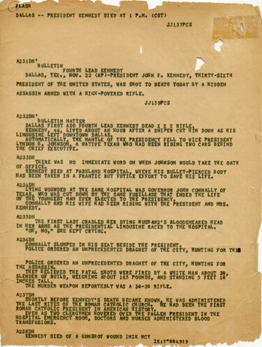 Detalles enigmáticos, pero no explosivos en archivos sobre asesinato de Kennedy
