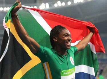Caster Semenya logra su primer oro olímpico