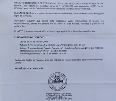 El Senadis niega el certificado de discapacidad al fotógrafo que perdió un ojo en una protesta antimina