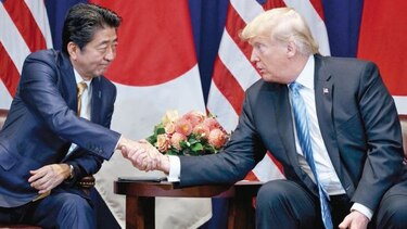 Donald Trump anuncia nuevas negociaciones comerciales con Japón
