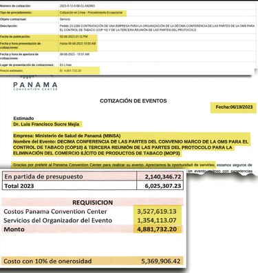 $5 millones pagará el Minsa por organizar una conferencia antitabaco