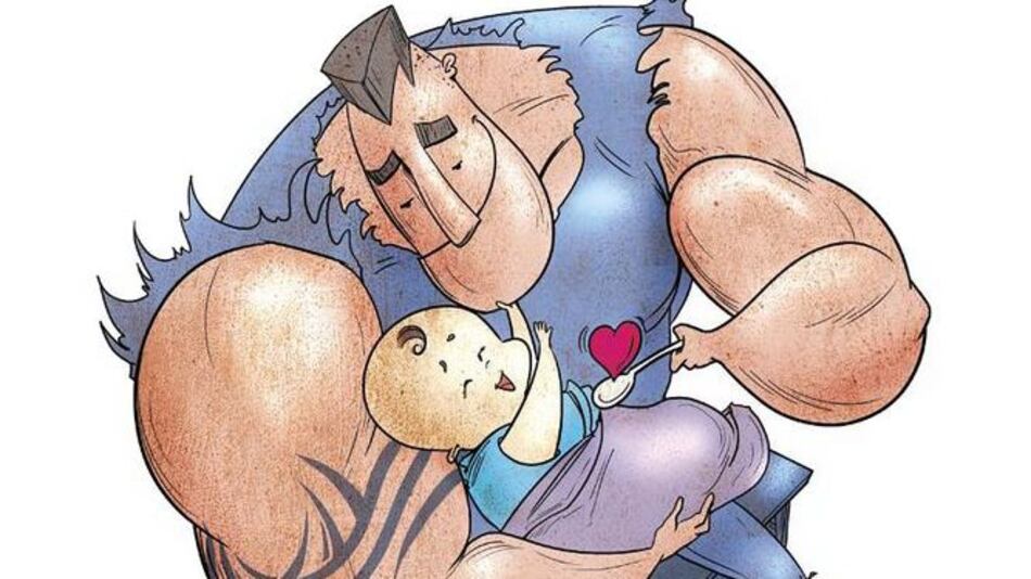 Padres sumergidos en la crianza