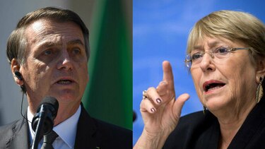 'Me da pena por Brasil', dice Michelle Bachelet tras polémica con Jair Bolsonaro