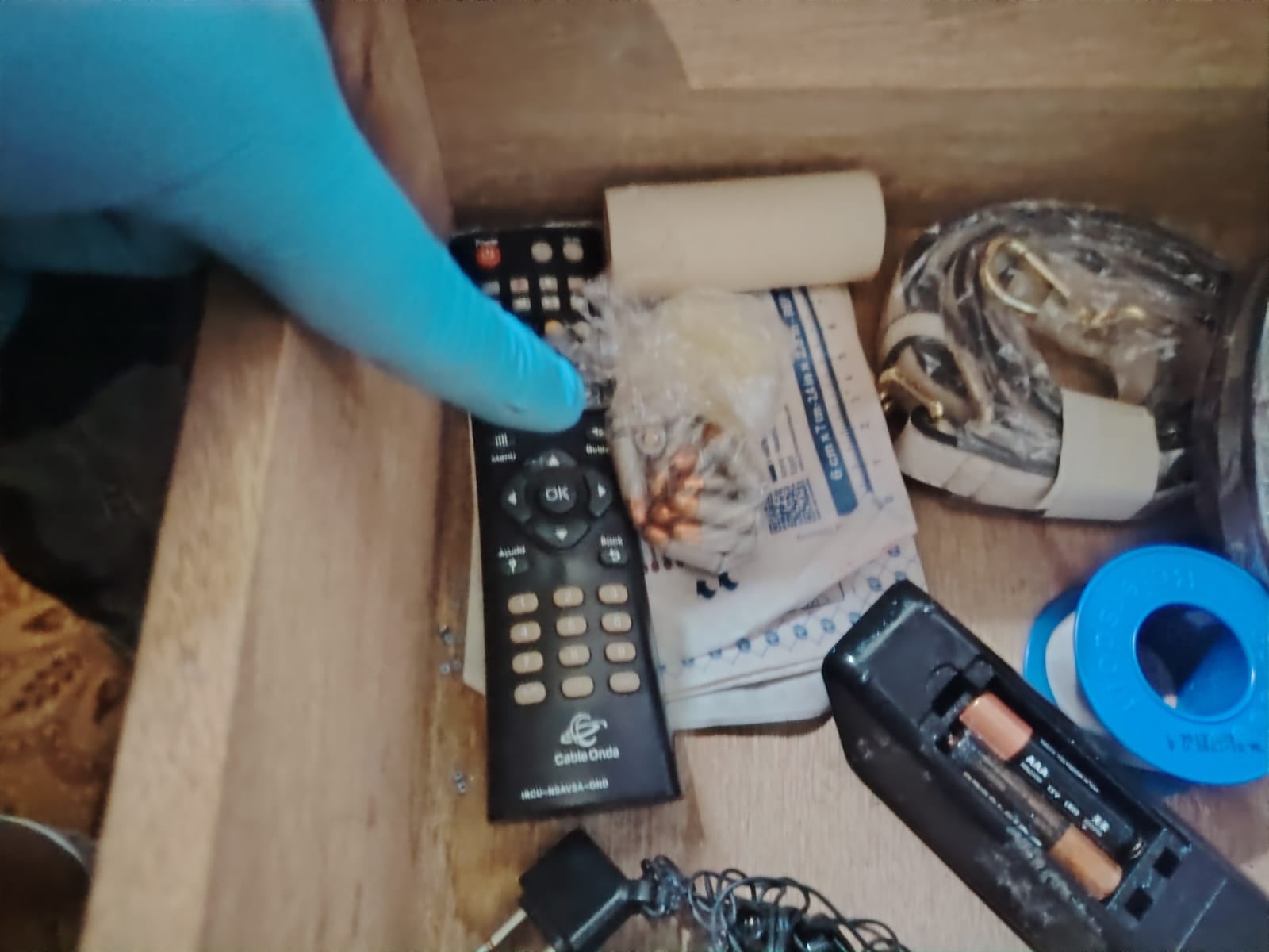 Allanamiento en Chiriquí deja $37 mil decomisados y una persona detenida. Foto/Policía Nacional