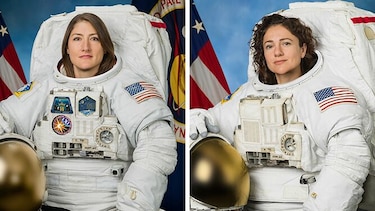 Por primera vez, dos mujeres realizan una caminata espacial juntas