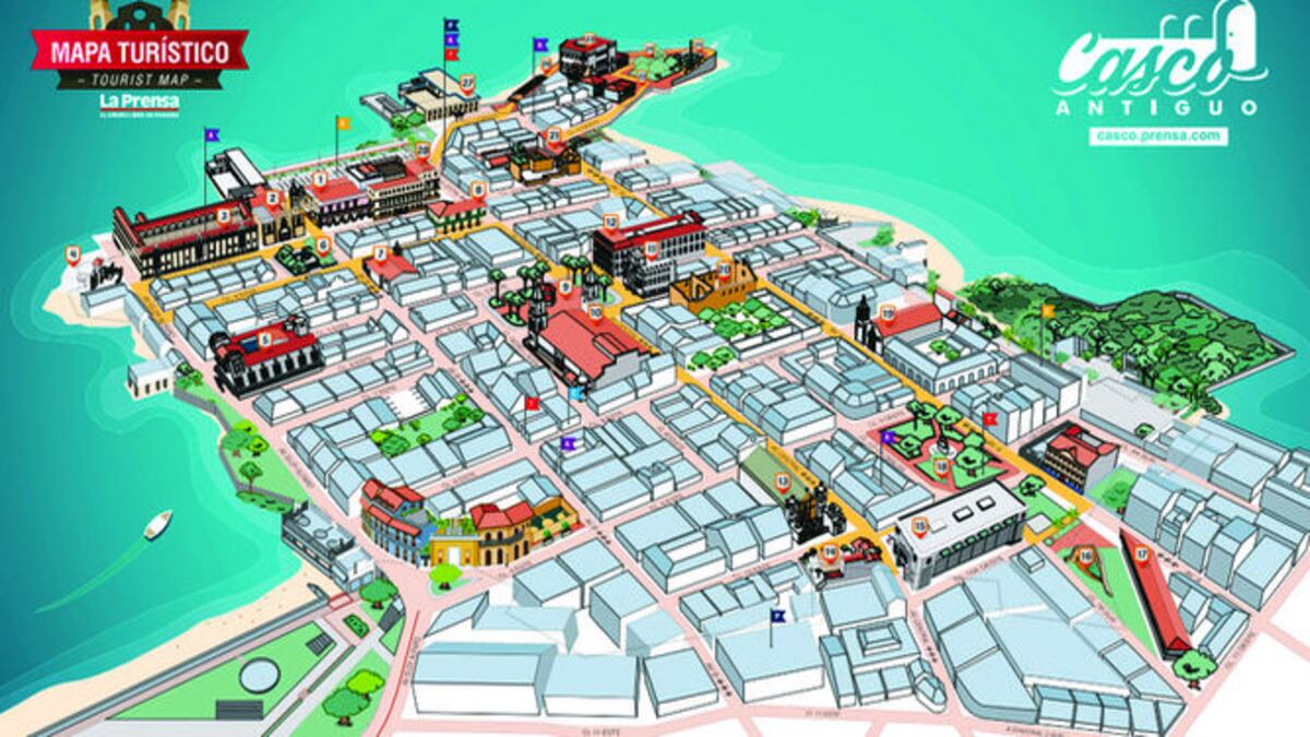 Previsualización del mapa que saldrá impreso.CORTESÍA