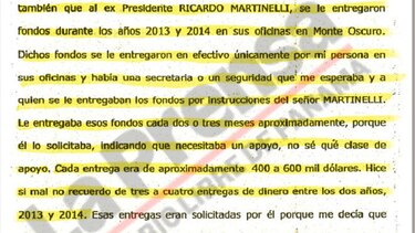 Cristóbal Salerno: Ricardo Martinelli me pedía 'apoyo'