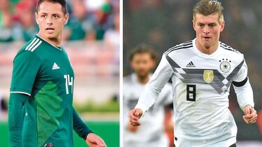 Los campeones salen a la cancha contra México