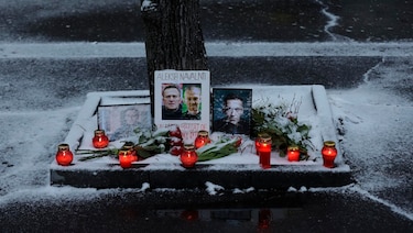 Al menos 37 detenidos en los homenajes a Navalni en el primer aniversario de su muerte