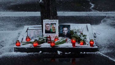 Al menos 37 detenidos en los homenajes a Navalni en el primer aniversario de su muerte