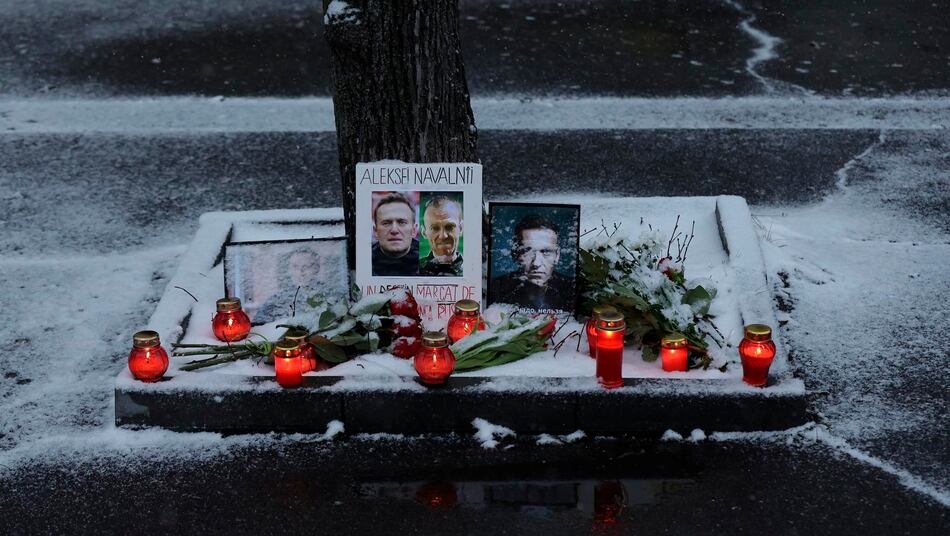 Al menos 37 detenidos en los homenajes a Navalni en el primer aniversario de su muerte