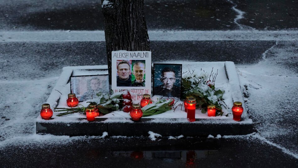 Al menos 37 detenidos en los homenajes a Navalni en el primer aniversario de su muerte