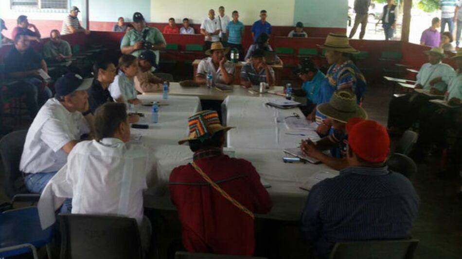 Barro Blanco: Vicepresidenta se reúne con indígenas