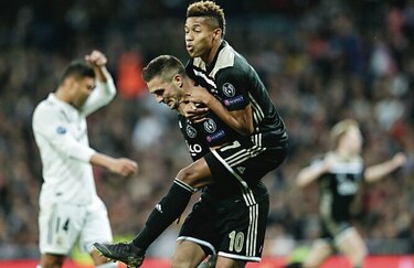 Las acciones del Ajax suben un 7,8% tras eliminar al Real Madrid