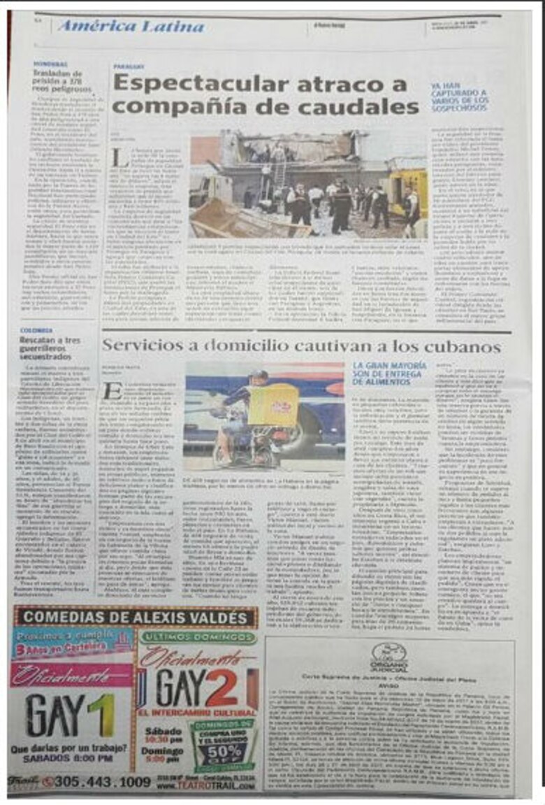 CSJ publica avisos en Miami para notificar a Martinelli sobre audiencia