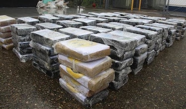 El Senan  se incauta de 238 paquetes de droga en la bahía de Panamá