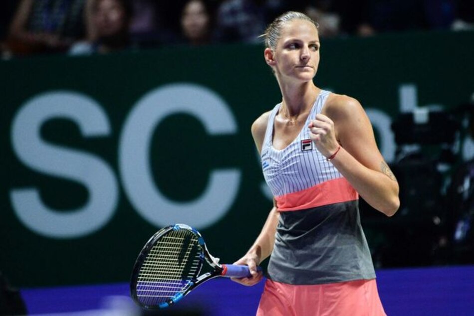 Pliskova derrota a Muguruza y es la primera semifinalista del Masters
