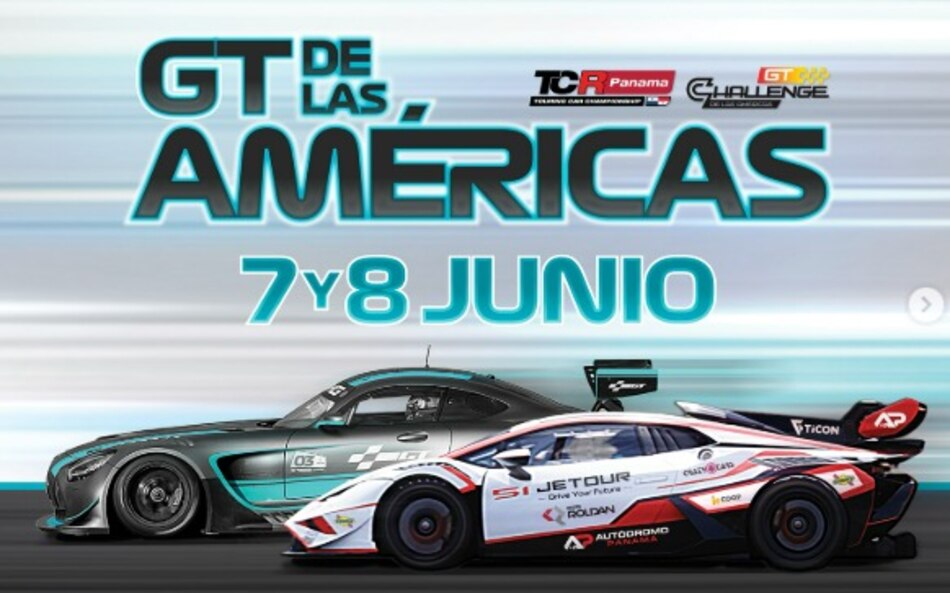 Vuelve la emoción a toda velocidad con el GT de las Américas en el Autódromo de Panamá
