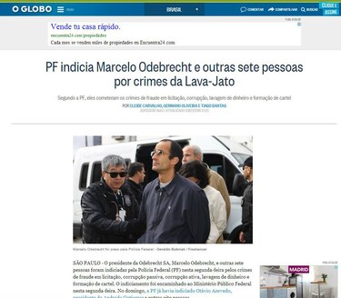 Acusan formalmente a Marcelo Odebrecht de 'corrupción activa, lavado de dinero, fraude en licitaciones y crimen económico'