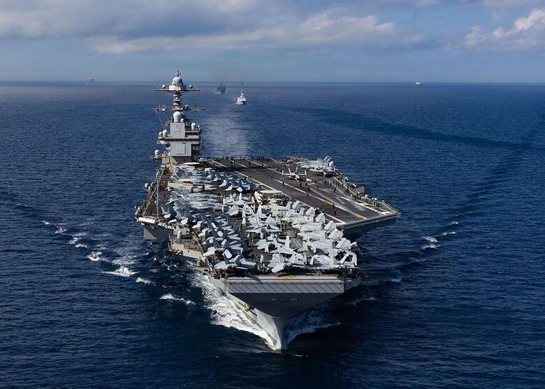 USS Gerald R. Ford: el mayor buque de guerra del mundo se une al despliegue de Estados Unidos en el Caribe y Maduro eleva la alerta militar en Venezuela
