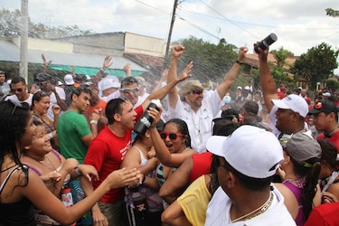 Durante carnavales, Arias realiza gira por el interior del país