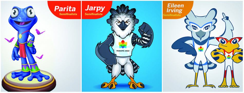 Jarpy, Parita o Eileen e Irving; ¿cuál será la mascota oficial?