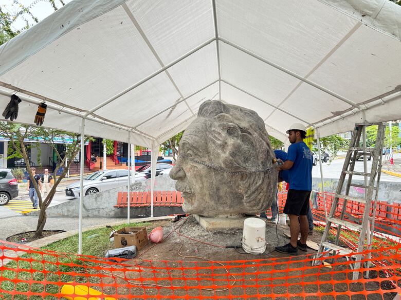 La Cabeza de Einstein en El Cangrejo: una restauración que resalta su valor histórico