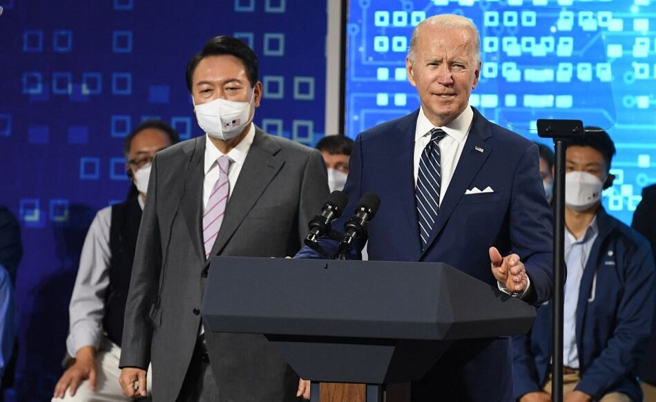 La sombra nuclear de Corea del Norte se cierne sobre la visita de Biden a Seúl