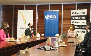 Mauricio Claver-Carone, Presidente del Banco Interamericano de Desarrollo realiza visita de cortesía a Banistmo