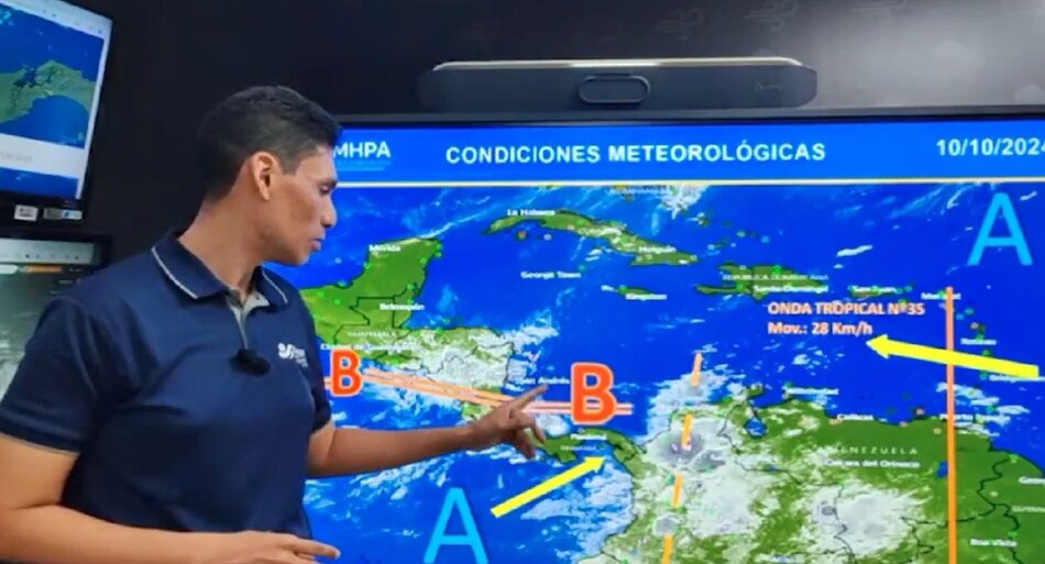 Se mantiene Alerta Verde; se esperan lluvias intensas en diferentes sectores del país y rescatan a un hombre en Chiriquí