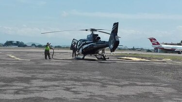 Helicóptero ligado a los Martinelli llegó a Panamá