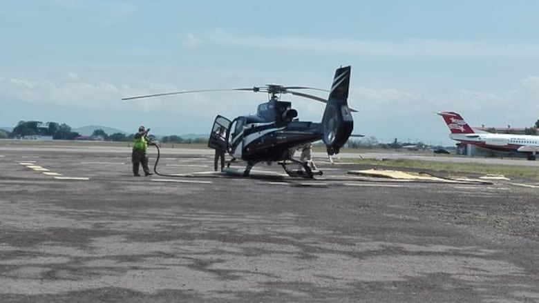 Helicóptero ligado a los Martinelli llegó a Panamá
